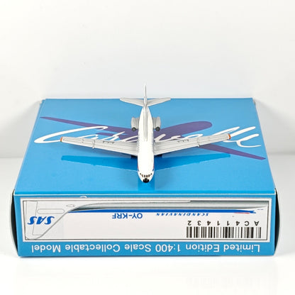 1:400 Aeroclassics Scandinavian Airlines SE-210 Passenger Plane Diecast Model
