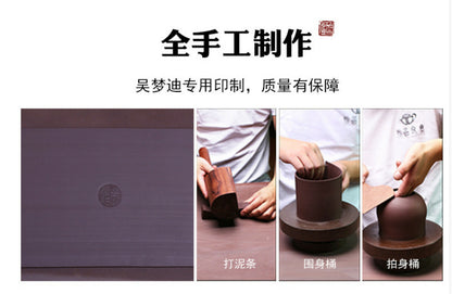 120cc chinese Yixing Handmade Zisha teapot Purple clay QieZi Hu Gongfu Tea Pot