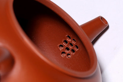 Marked Tea Pot Real Yixing Zisha Zhu Clay Pot 10 Infuser Holes Matching Tea Cup