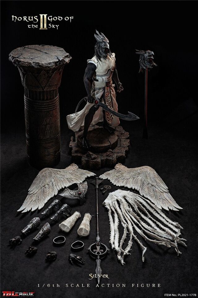 1/6 TBLeague HORUS God of the Sky - Silver Action Figure Soldier