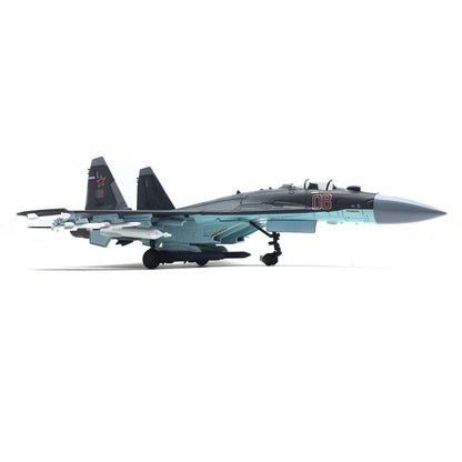 1/100 SU-35 Super Flanker Heavy Aircraft Fighter Model Military Ornament Display