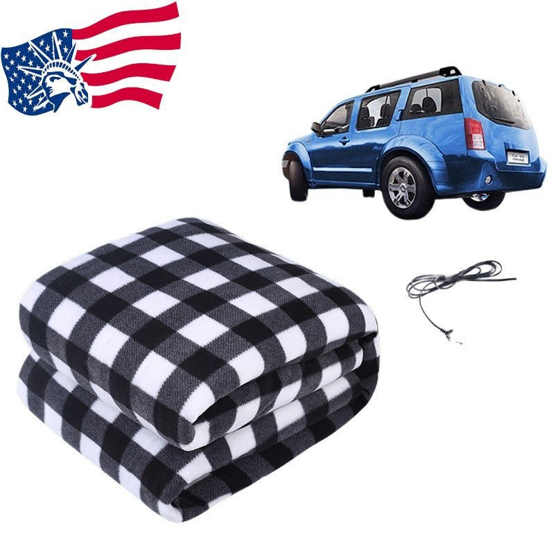 Car electric blanket 12v volt dedicated warm car for outdoor camping110*150cm