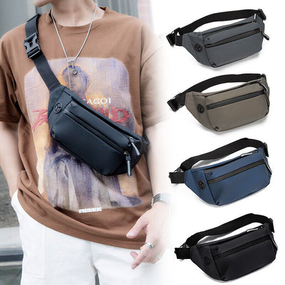 Pack Sports Running Cycling Waist Bag Pack Male Shoulder Belt Bag Pouch Bags