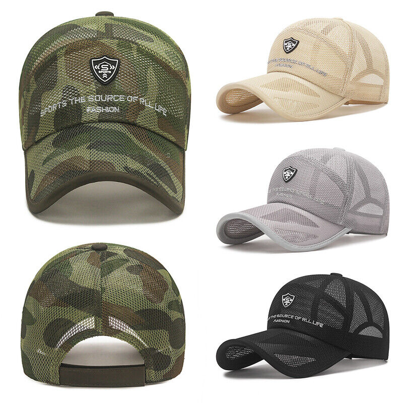 Mesh Cap Baseball Cap Sun Hat Trucker Hat Snapback Hat Summer Mesh Breathable