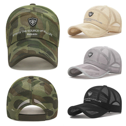 Mesh Cap Baseball Cap Sun Hat Trucker Hat Snapback Hat Summer Mesh Breathable