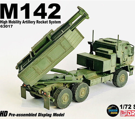 Dragon 63017 1/72 U.S Army M142 Hymas High Mobility Rocket Finished Model