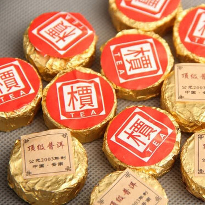 Made in 2003 more than14 years Stored Yunnan Mini Puer Pu-erh Pu’er Tea Cake