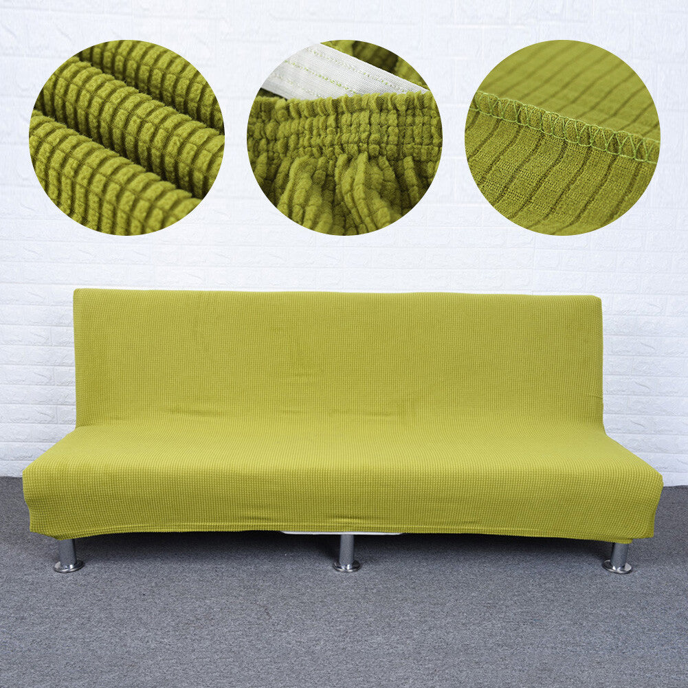 Waterproof Stretch Sofa Bed Cover Full Folding Armless Elastic Futon Slipcover