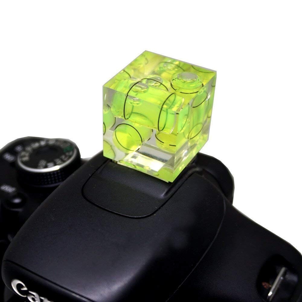 Hot Shoe Level Three Axis Bubble Spirit Level Camera Level Standard Shoe Mount