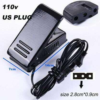 Sewing Machine Foot Pedal Speed Adjust Controller Motor Accessories Power Switch