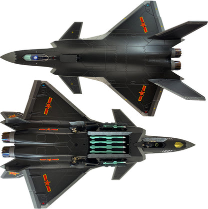 1:48 46CM J-20 Stealth Fighter Jet Aeroplane Diecast Military Aircraft Model