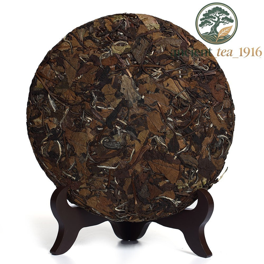 White Tea Cake 350g 2014 Year Premium Grade Remote Mountain Aged Fuding Shou Mei