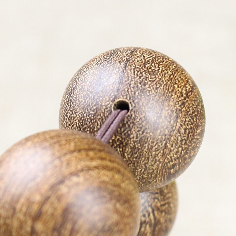 20mm Grade A+ Natural Wood Men Fashion Bracelet Lucky Gift Buddha Worry Beads
