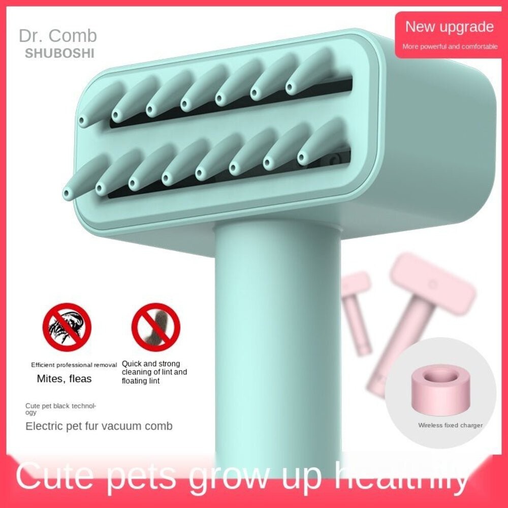 Wireless Electric Pet Comb for Flea & Fur Removal