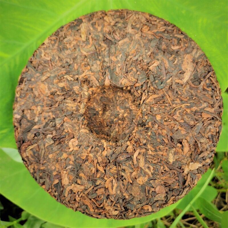 Banzhang Fermented Pu'er Tea Organic Qizi Cha bing Puer Tea Cake 357 grams/12.59 ounces-