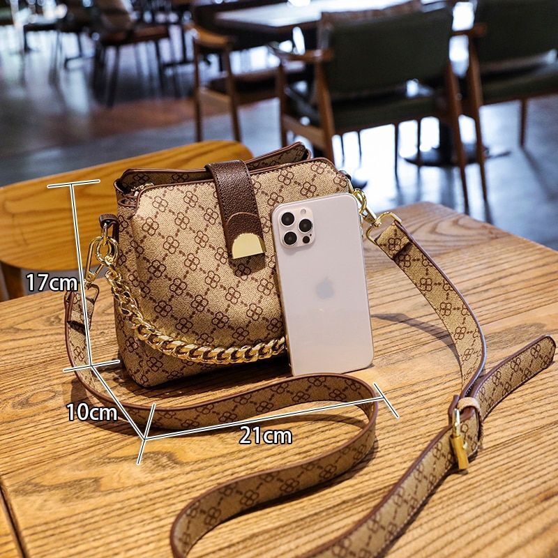 Clutch Shoulder Bag Crossbody Plaid Fashion Luxury Messenger Handbags 21*17*10CM