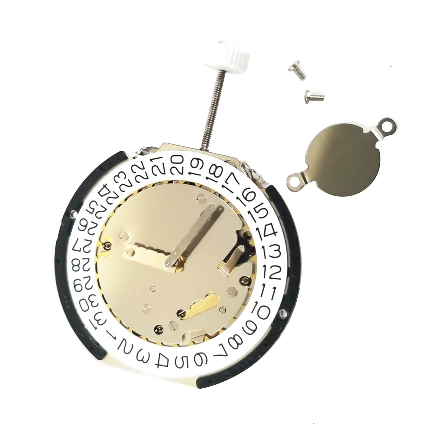 5 Jewels Date at 3 Quartz Chronograph Watch Movement 3 Hands For Ronda 3540.D