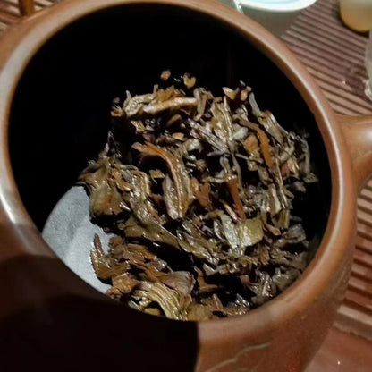 357g Yunnan Old Raw Puerh Cake Tea Collection 8678 2009 Aged Pu-erh Raw Tea Cake