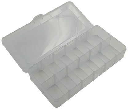 5 Pack Utility Component Storage Box with 20 Removable Dividers