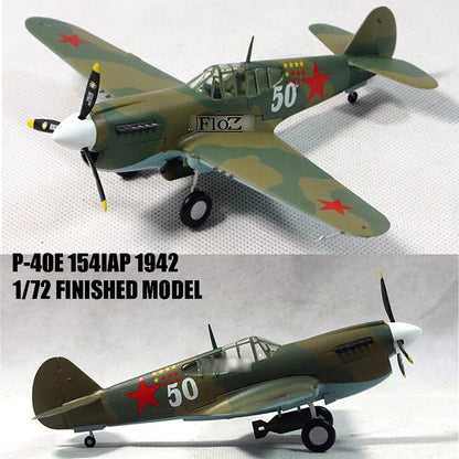 P-40E 154IAP 1942 1/72 aircraft finished plane Easy model non diecast