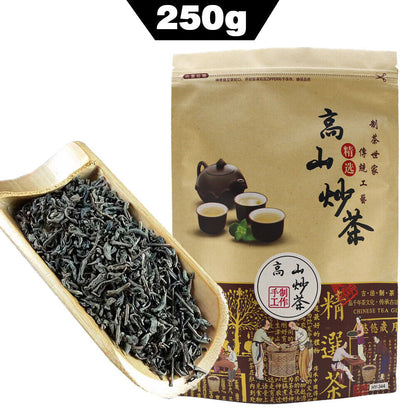 2023 Handmade Fried Tea China Pingshang Strong Aroma Traditional Flavor 250g
