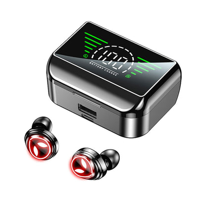 True Wireless Earbuds Bluetooth 5.2 Waterproof Headphones With Charging Case