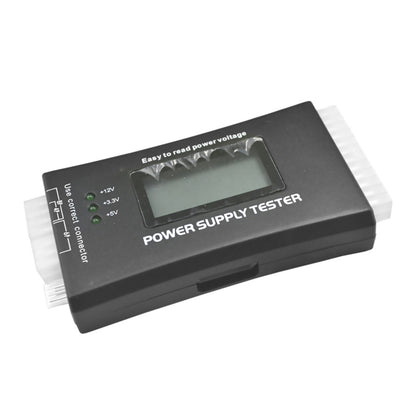 LCD Digital Power Tester LCD PC Computer 20/24 Pin 4 PSU ATX BTX ITX SATA HDD