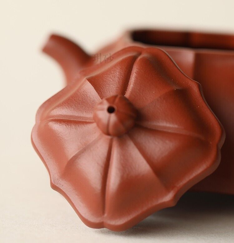 180cc Handmade Purple Sand Tea Pot in Yixing, China Juni Yuling Gongfu Hu Tea Pot-