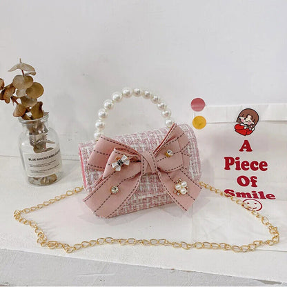 Children Wallet Bag Girl Classic Handbag Flower Kid Money Bag Baby Shoulder Bag