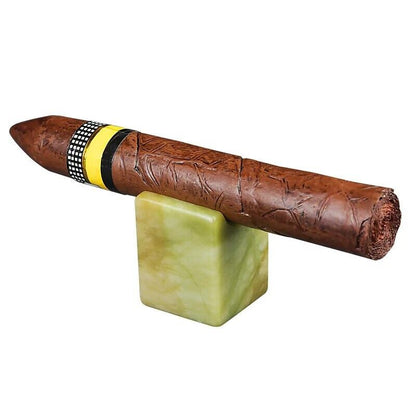 Cigar Ashtrays Holder Stone Stand Jade Rack Smoking Tobbacco Accessories 30x40mm