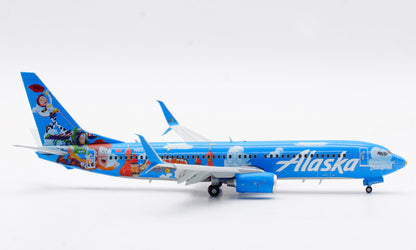 1:200 JC Wings Alaska BOEING B737-800 Flap Down Airplane Diecast Aircraft Model