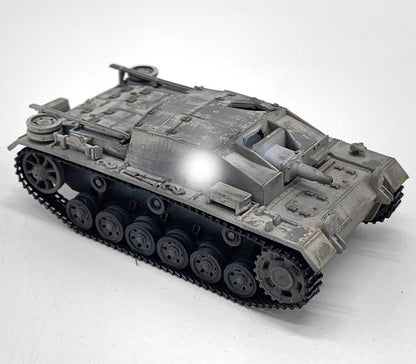 ARTISAN 1/72 III Assault Cannon World Of Tanks Snow Painted Ornament Model