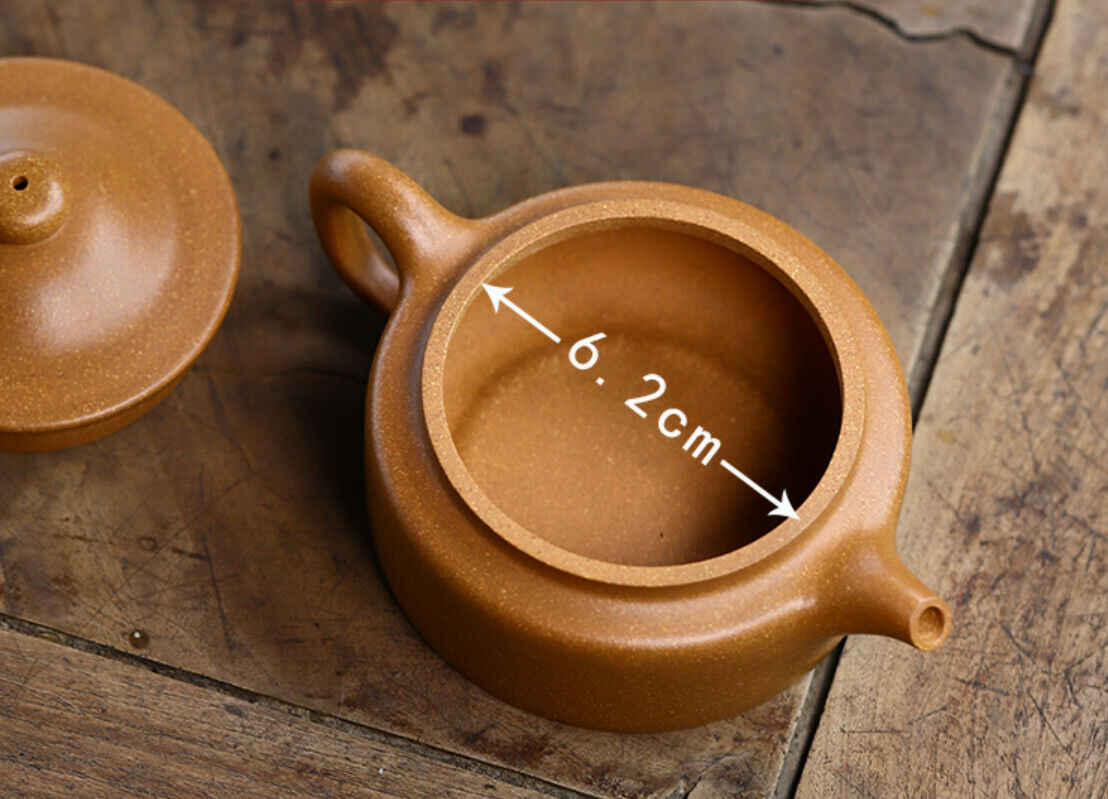 140cc Chinese Yixing Handmade Purple Sand Tea Pot Section Clay LiWen Gongfu Hu Tea Pot-