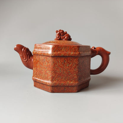 Vintage Chinese Yixing Purple Clay Teapot Zisha Ceramic Exquisite Tea Set Rare