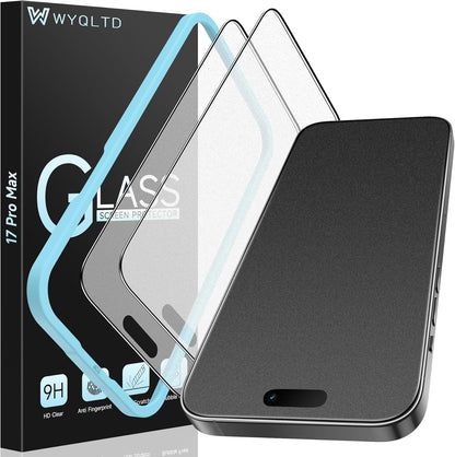 2 Pack for Iphone 17 Pro Max Matte Screen Protector Glass, anti Glare, anti Fing