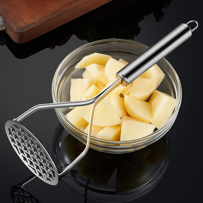 Stainless Steel Manual Potato Press Kitchen Tool Potato Masher Home Food Grater