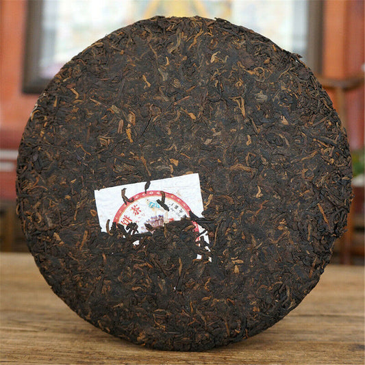 357g Premium Puer Tea Black Tea Yunnan Specialty Ripe Pu-erh Tea Pu'er Tea Cake