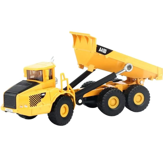 13.5cm Diecast Alloy 1/87 Scale Mining Dumper Truck Vehicle Model Decor