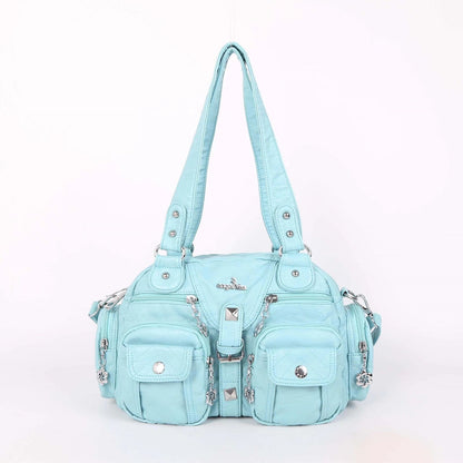Women Small Handbags Satchel Handbag Synthetic Shoulder Bag 8”x11” Shoulder Bags