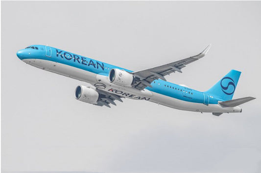 1:400 Phoenix Korean Air Airbus A321neo HL8509 Diecast Aircraft Plane Model