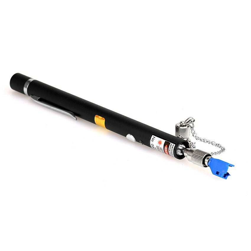 10mW Fiber Optic Visual Fault Locator Cable Tester 2.5mm LC/FC/SC/ST Adapter