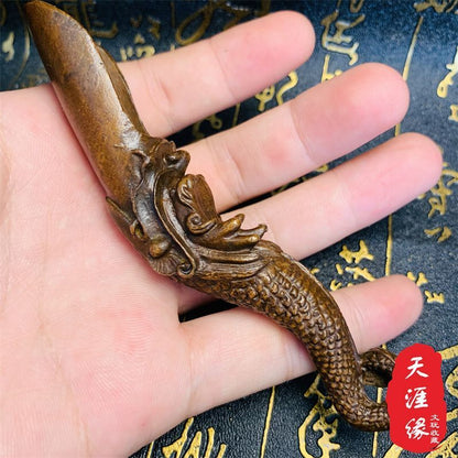 Bronze Dragon Tea Shovel Tea Spoon Pendant Tea Shovel