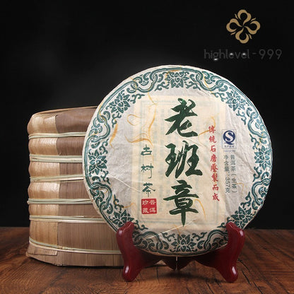 357g Raw Pu-erh Tea Laobanzhang Ancient Tree Pure Material Compressed Tea Cake