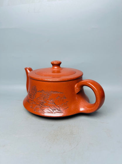 Chinese Yixing Zisha Clay Handmade Exquisite Teapot