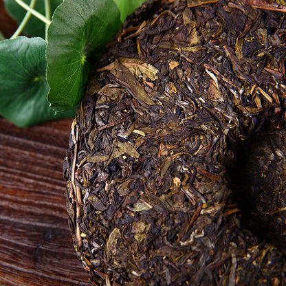 China Yunnan Puerh Tea Cake 357g cha Puer Menghai Sheng Tea Organic Green Food