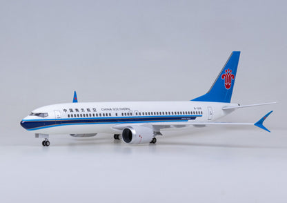 47CM 1:85 CHINA SOUTHERN BOEING 737 MAX Plane Landing gear Resin Aircraft Model