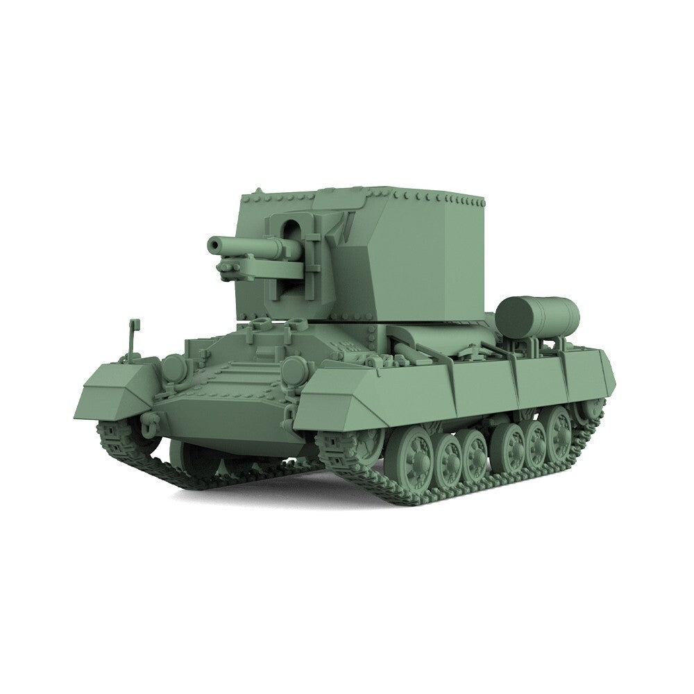 SS555 1/200/350/700 Military Model Kit British Bishop Self-Propelled Guns