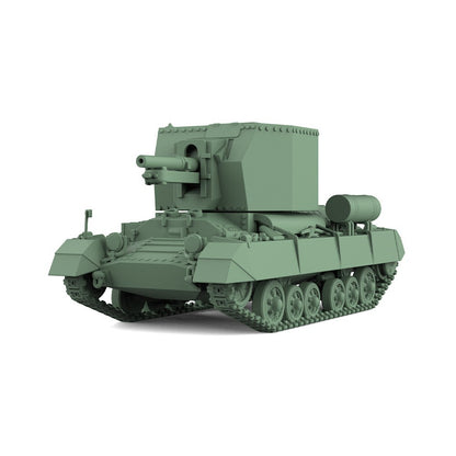 SS555 1/200/350/700 Military Model Kit British Bishop Self-Propelled Guns