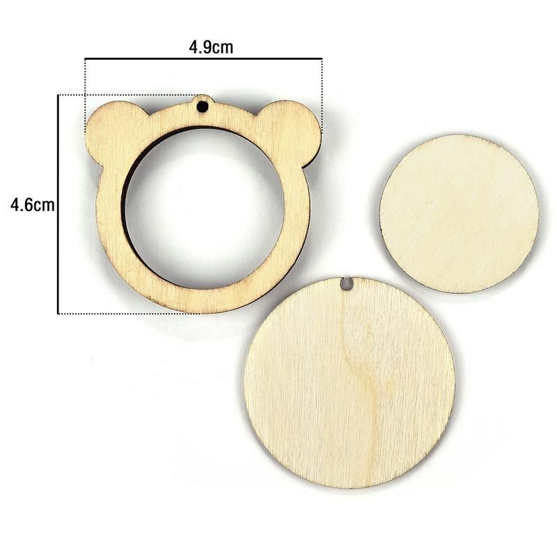 Mini Embroidery Hoop Wooden Ring DIY Cross Stitch Needle Frame Craft Sewing Tool