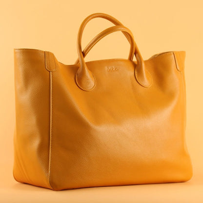 Oversized Tote Bag Genuine Leather Handbag Purse Brown Large Shopper Bag Travel